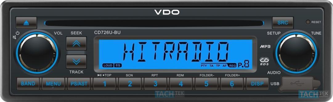 Rádio/CD/USB/MP3/WMA 12V